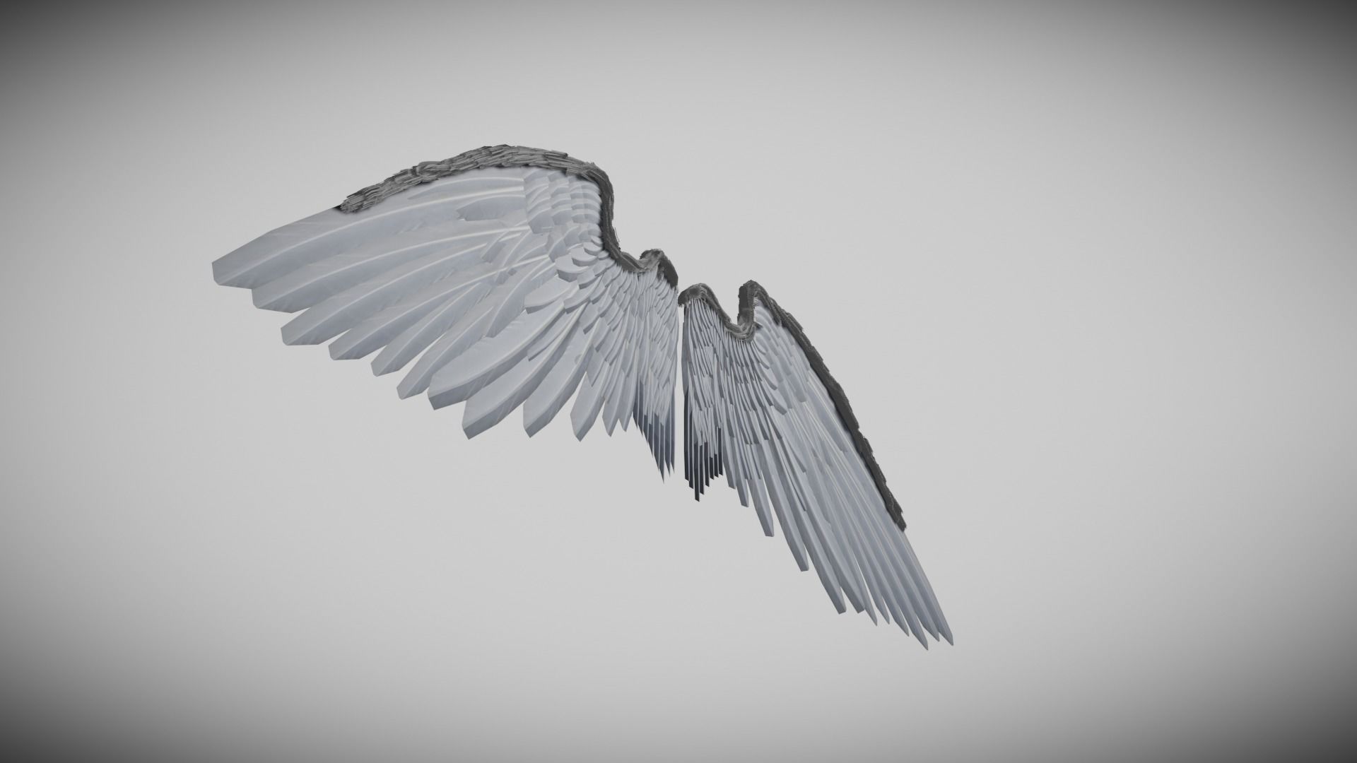 Wing Non-Rigged 3D model_6