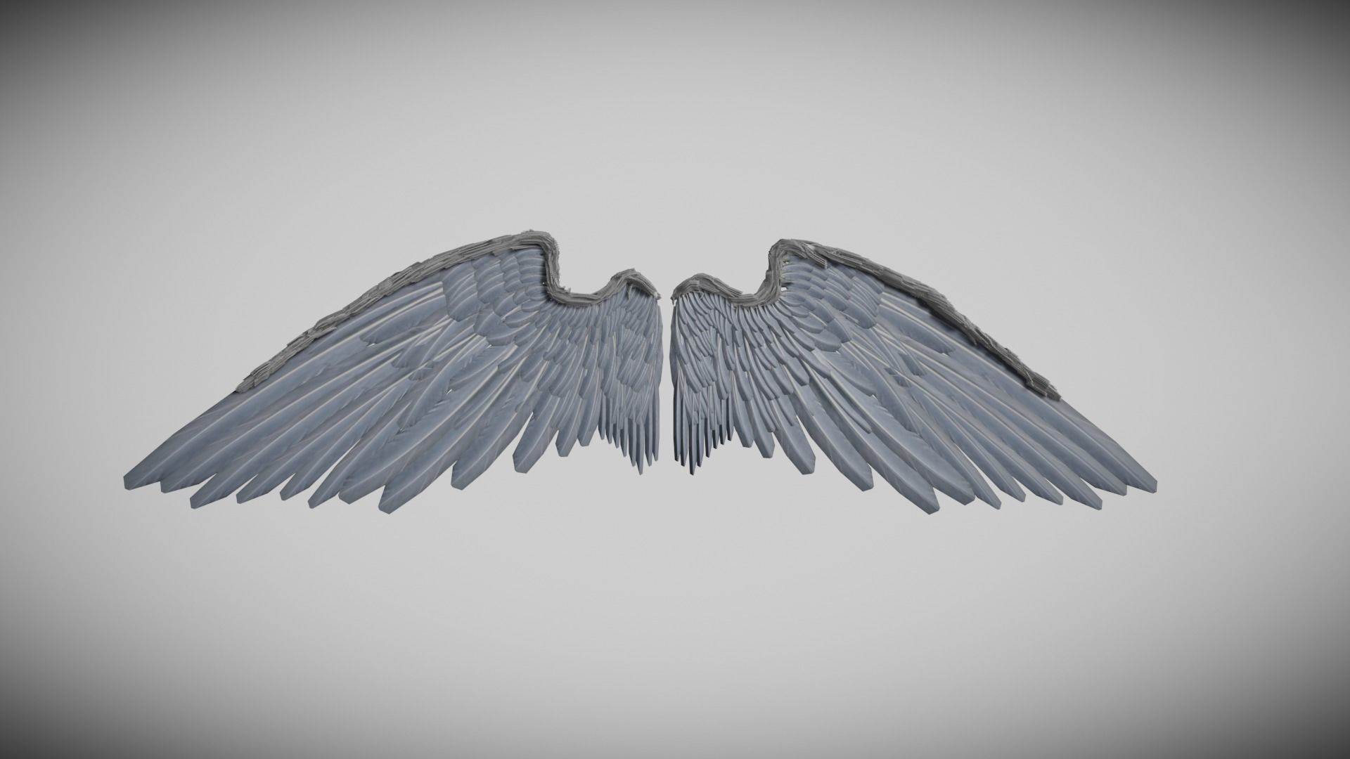 Wing Non-Rigged 3D model_8