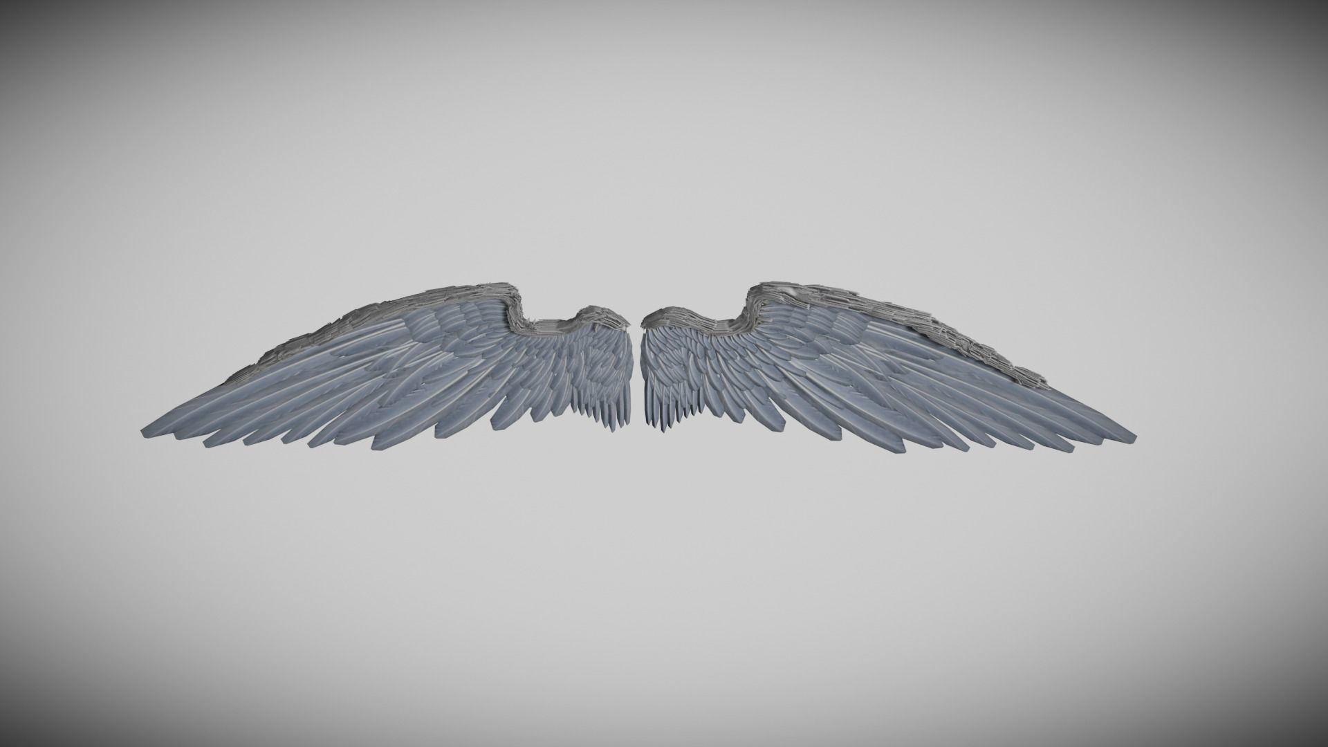 Wing Non-Rigged 3D model_4