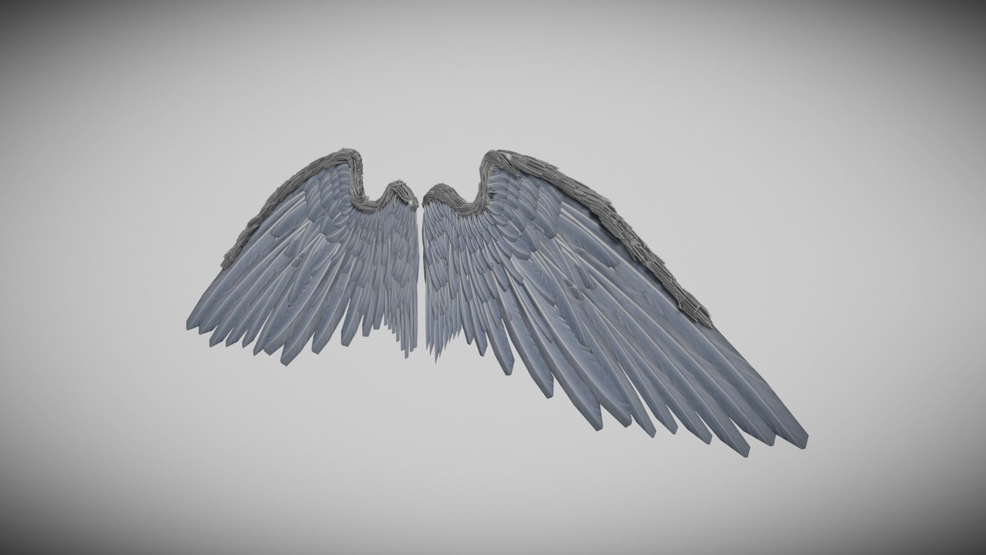 Wing Non-Rigged 3D model_3