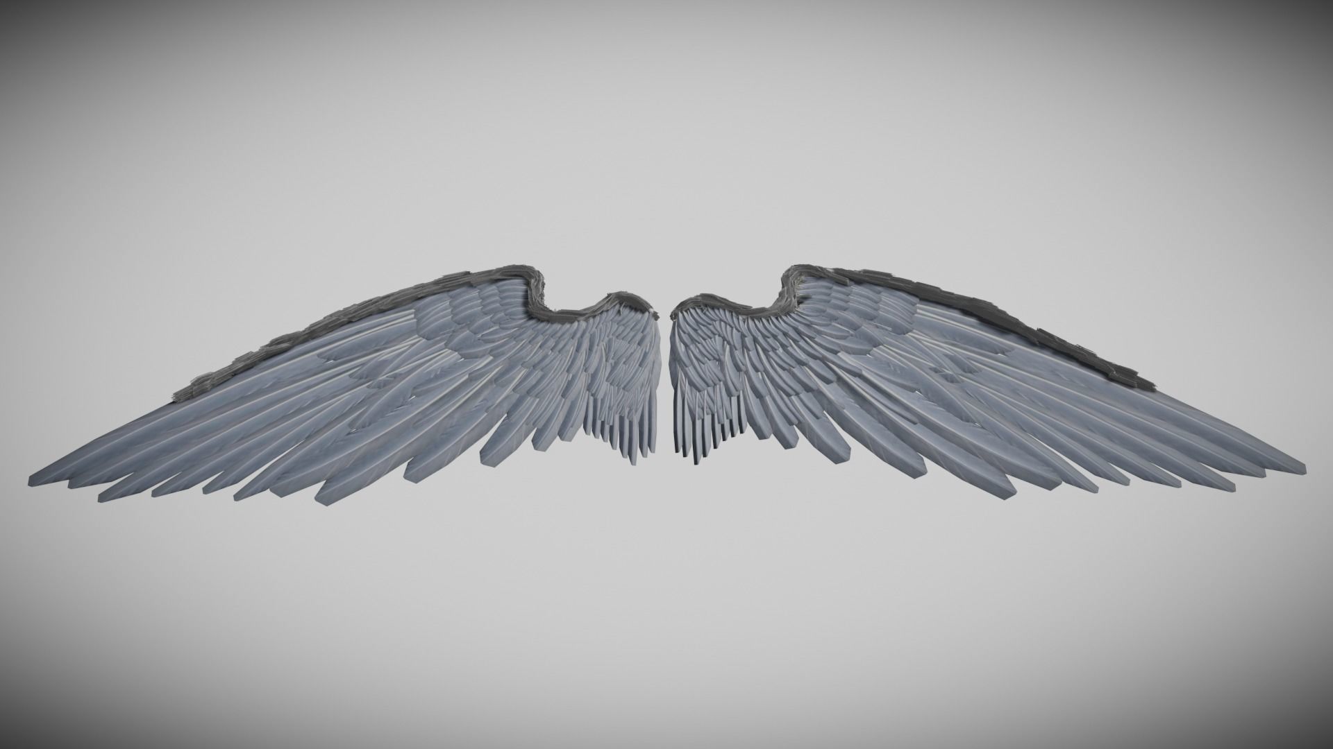 Wing Non-Rigged 3D model_5