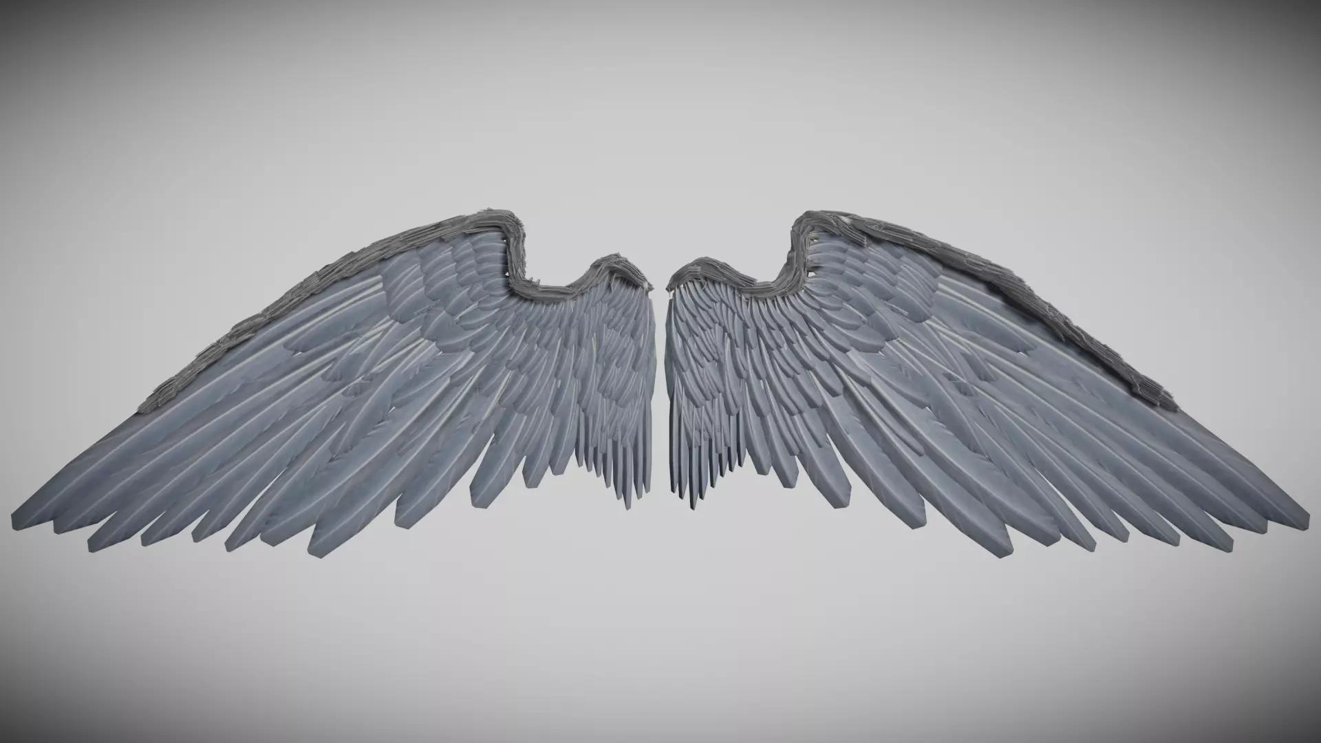Wing Non-Rigged 3D model_0