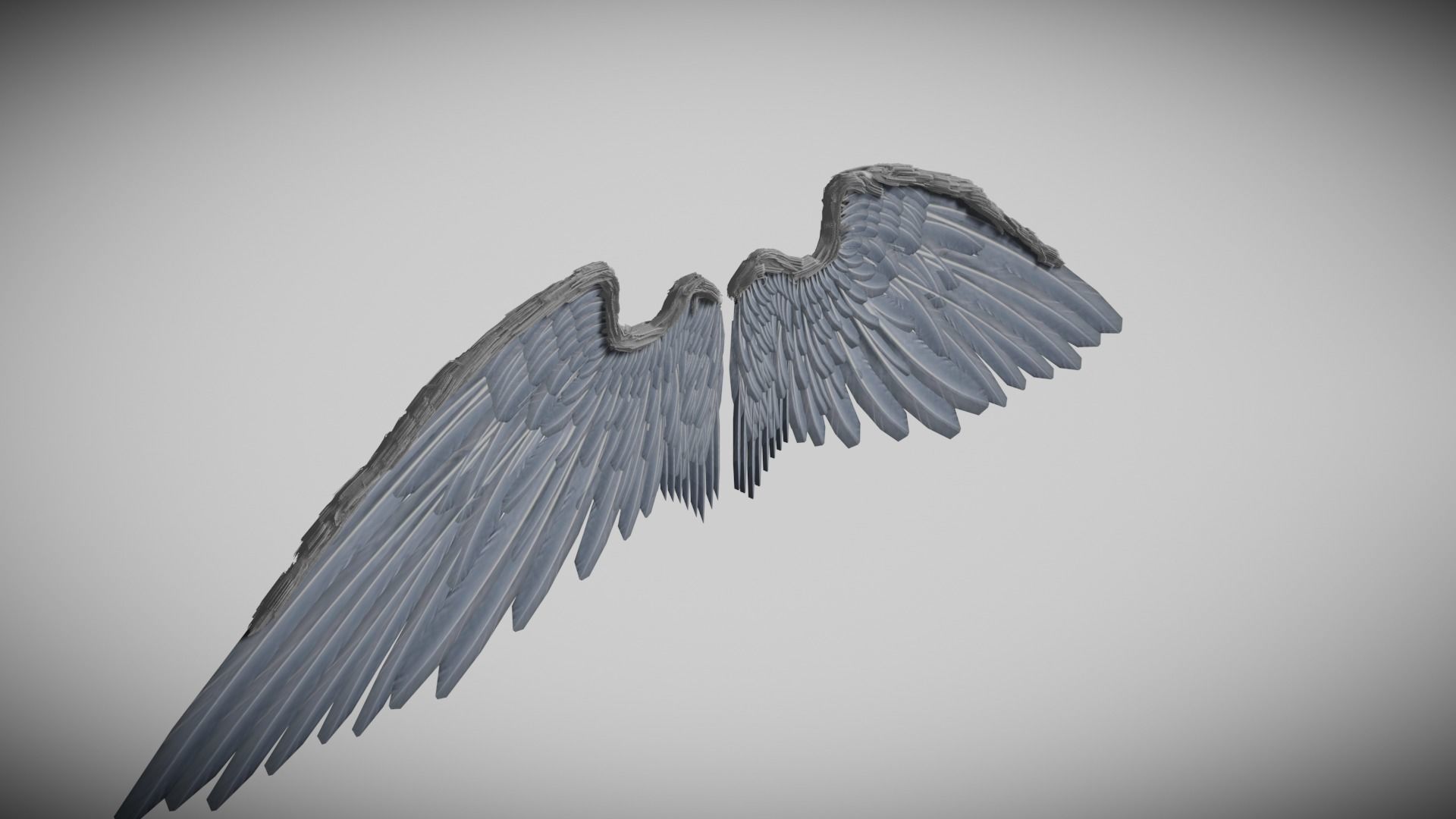 Wing Non-Rigged 3D model_1