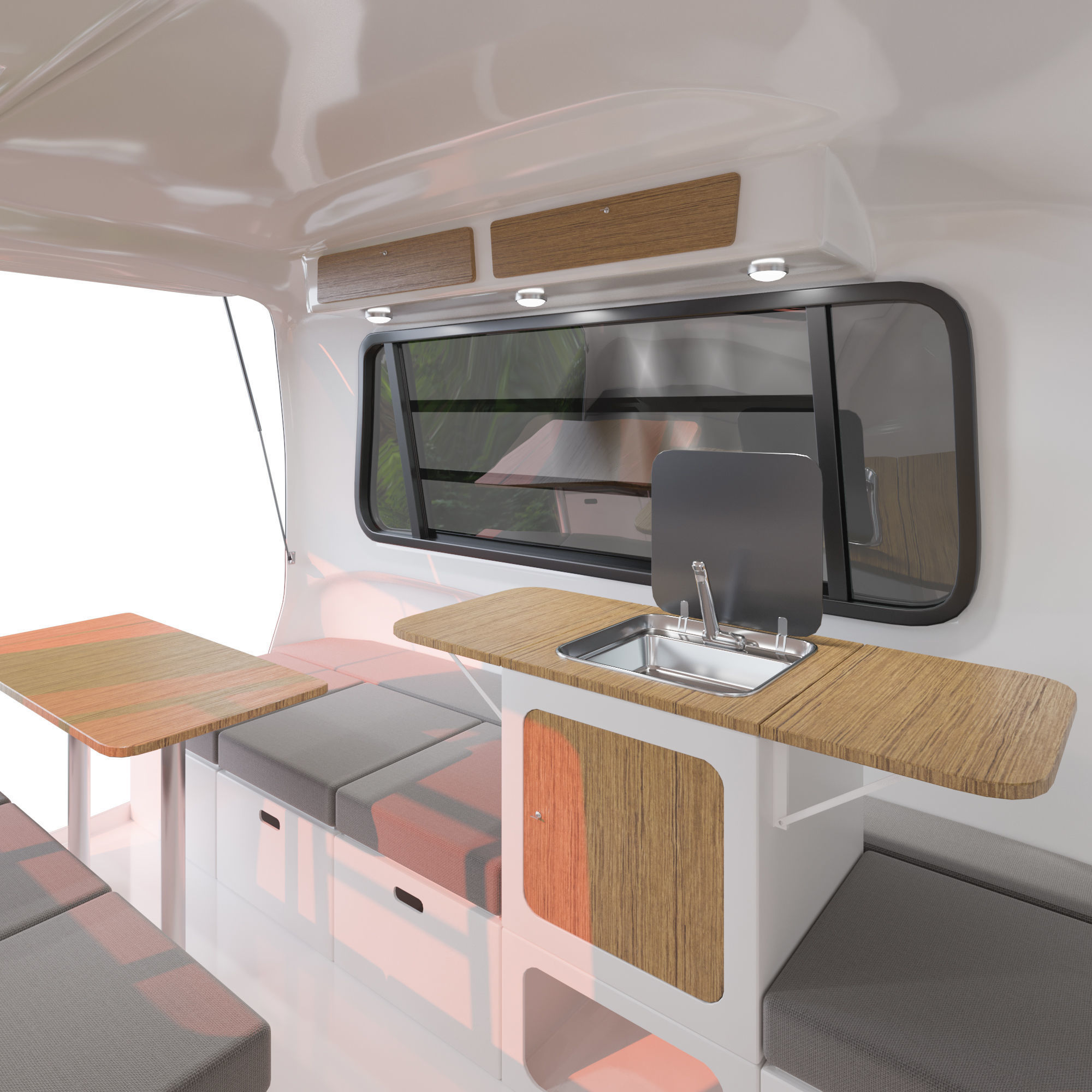 Travel trailer Happier Camper HC1 3D model_5