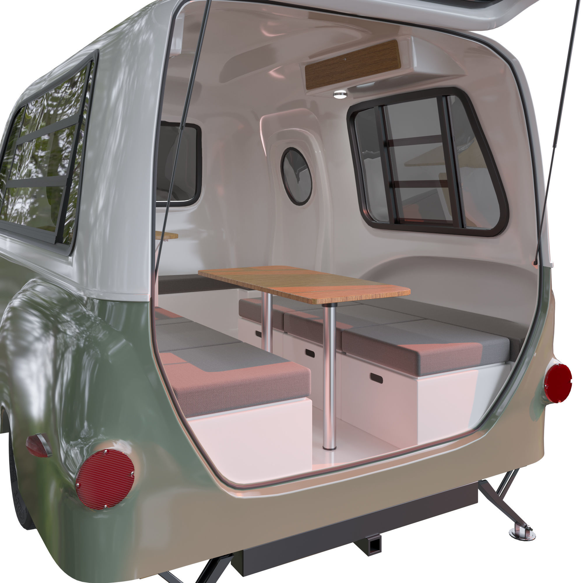 Travel trailer Happier Camper HC1 3D model_4