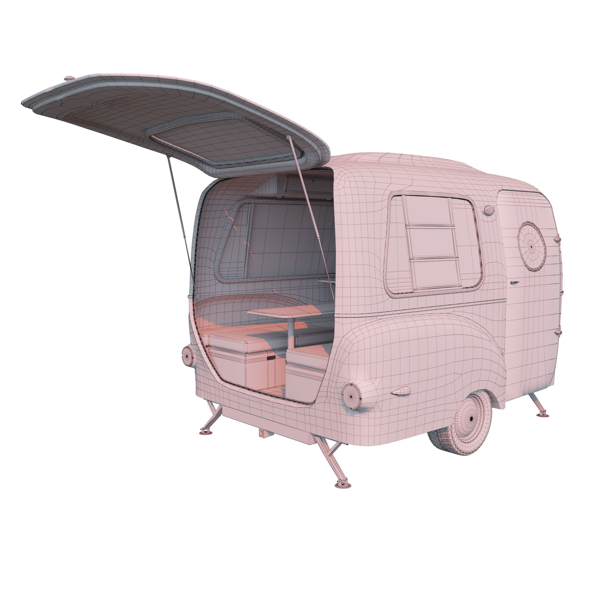 Travel trailer Happier Camper HC1 3D model_9