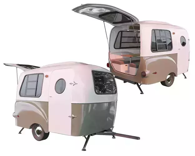 Travel trailer Happier Camper HC1 3D model