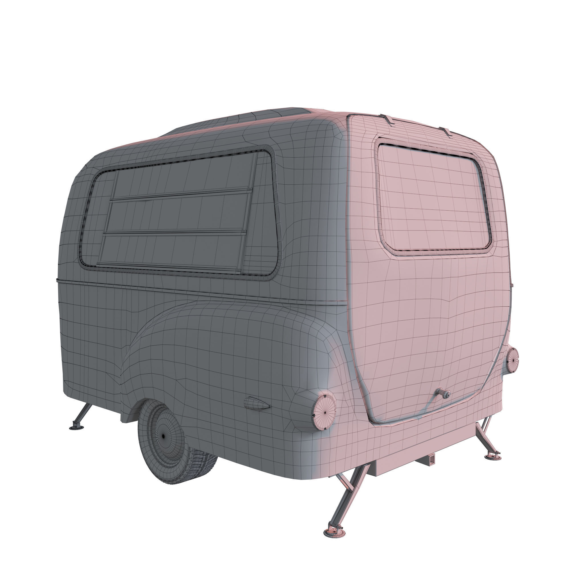Travel trailer Happier Camper HC1 3D model_8