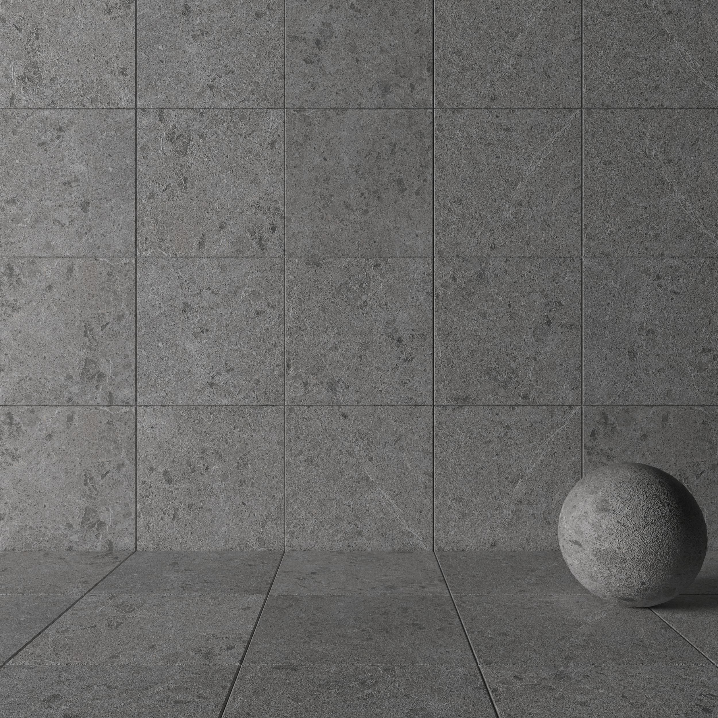 Stone Wall Tiles Sarita Grey 80x80 Texture_2