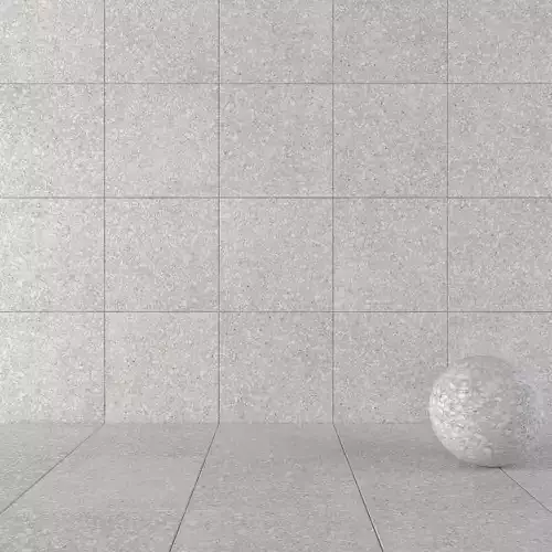 Stone Wall Tiles Terrazzo White 80x80