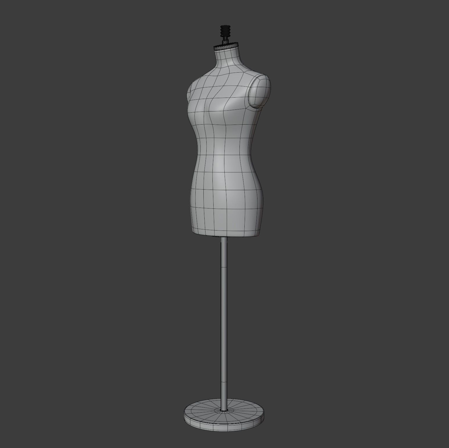 Mannequin Torso 3D model_6