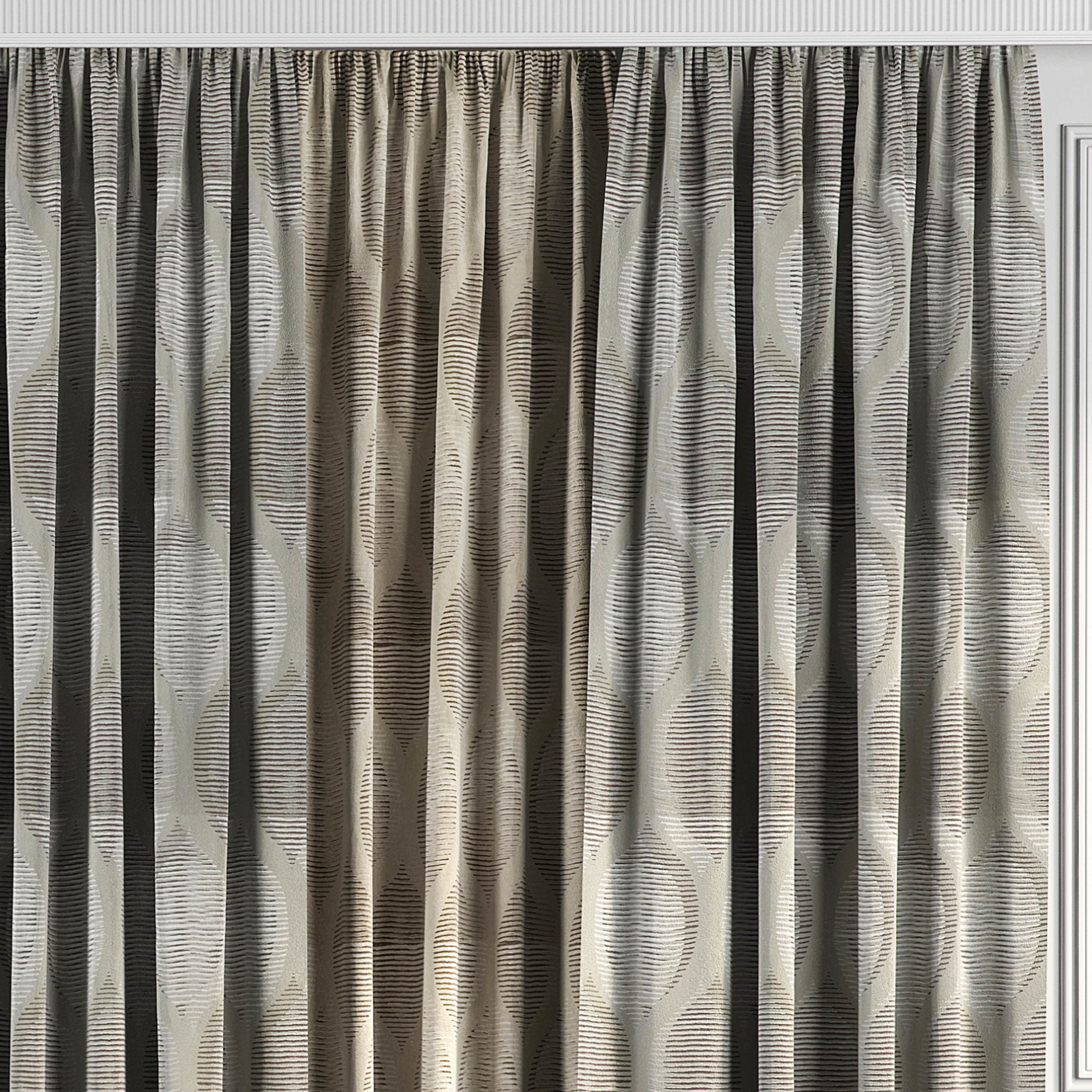 Curtain Set 70 3D model_1