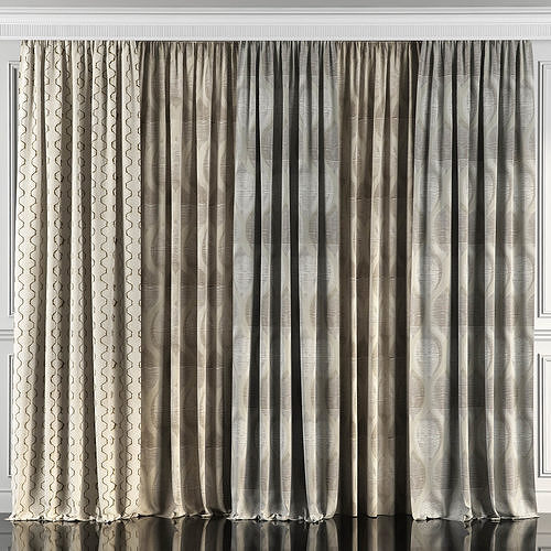 Curtain Set 70 3D model