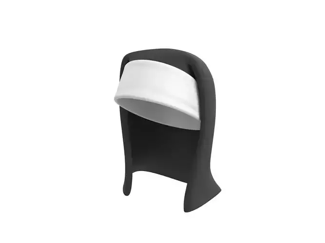 Nun Hat 3D model