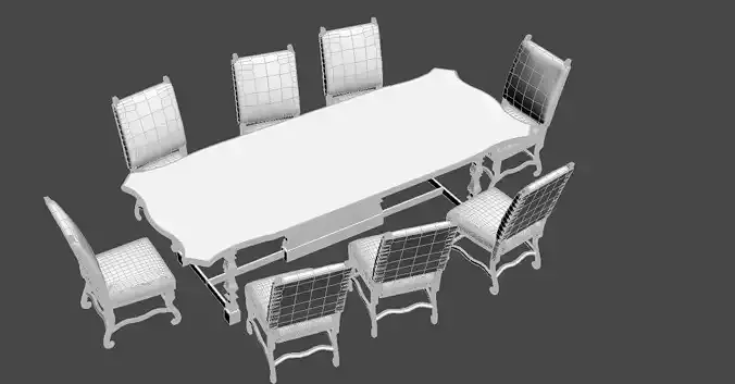 furniture pattern classic Asia 3dmodels