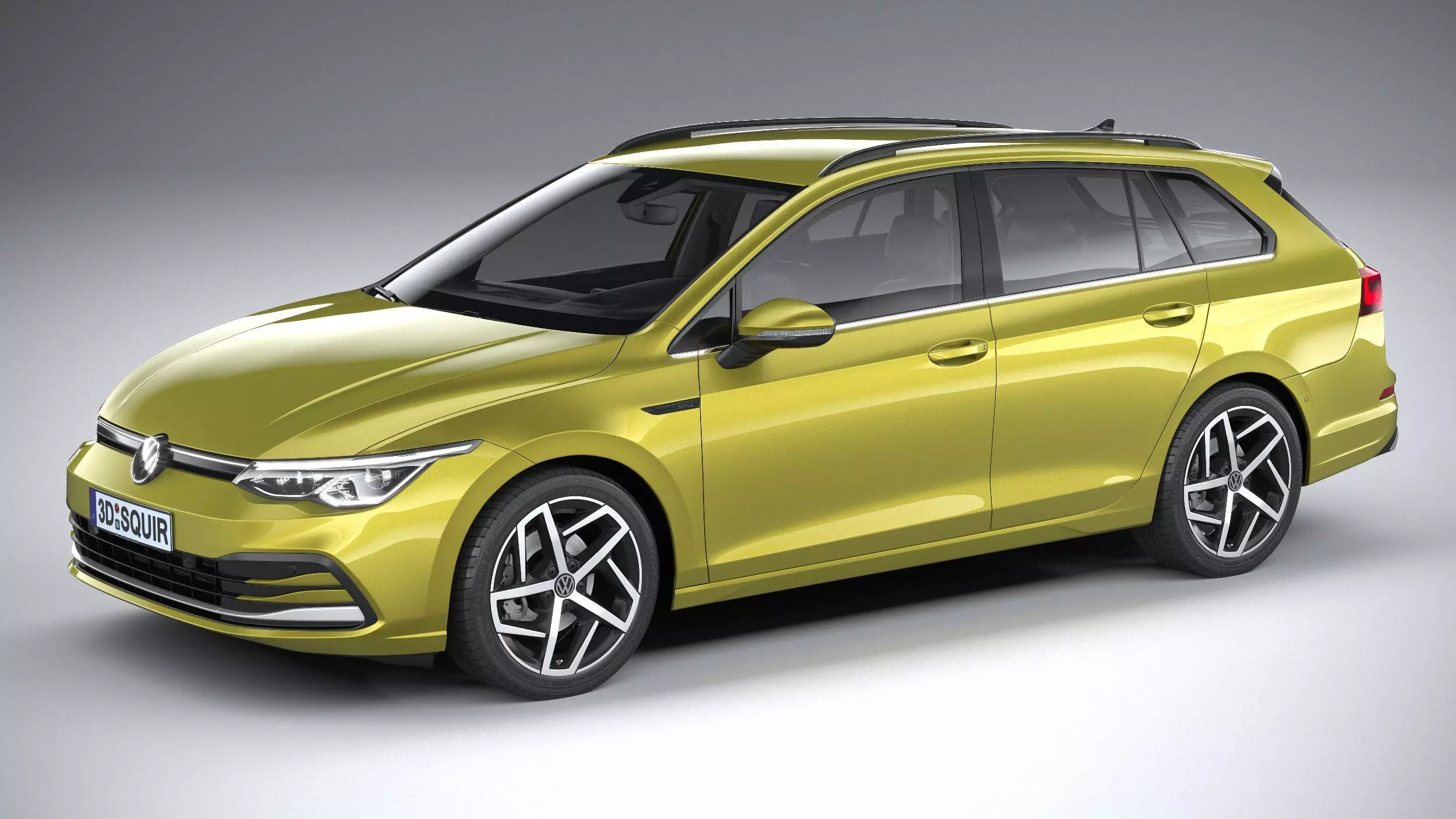 Volkswagen Golf Variant Basic 2021 3D model_0