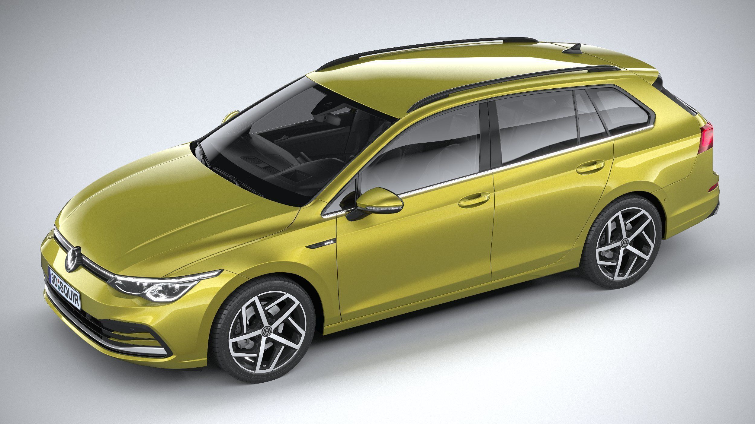 Volkswagen Golf Variant Basic 2021 3D model_7