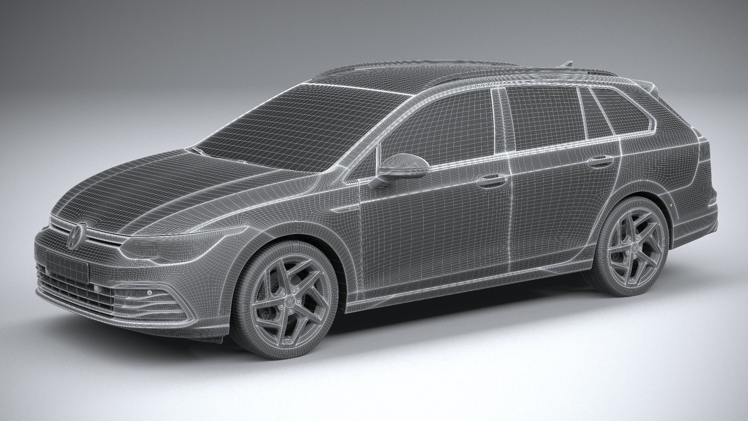 Volkswagen Golf Variant Basic 2021 3D model_30