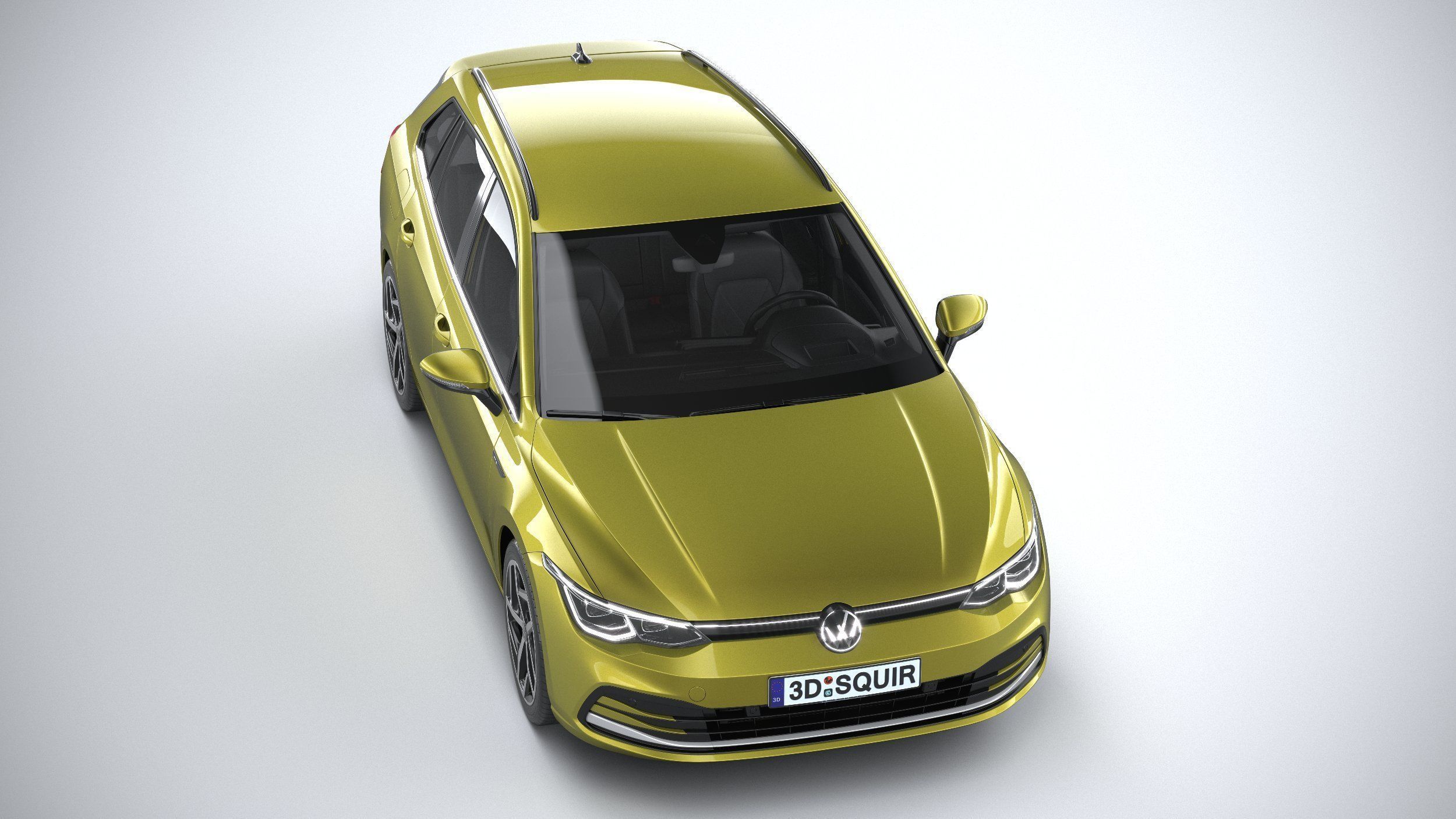 Volkswagen Golf Variant Basic 2021 3D model_12
