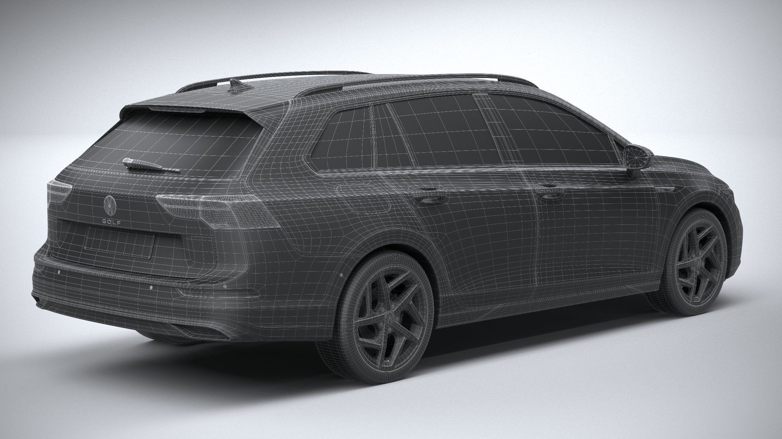 Volkswagen Golf Variant Basic 2021 3D model_33