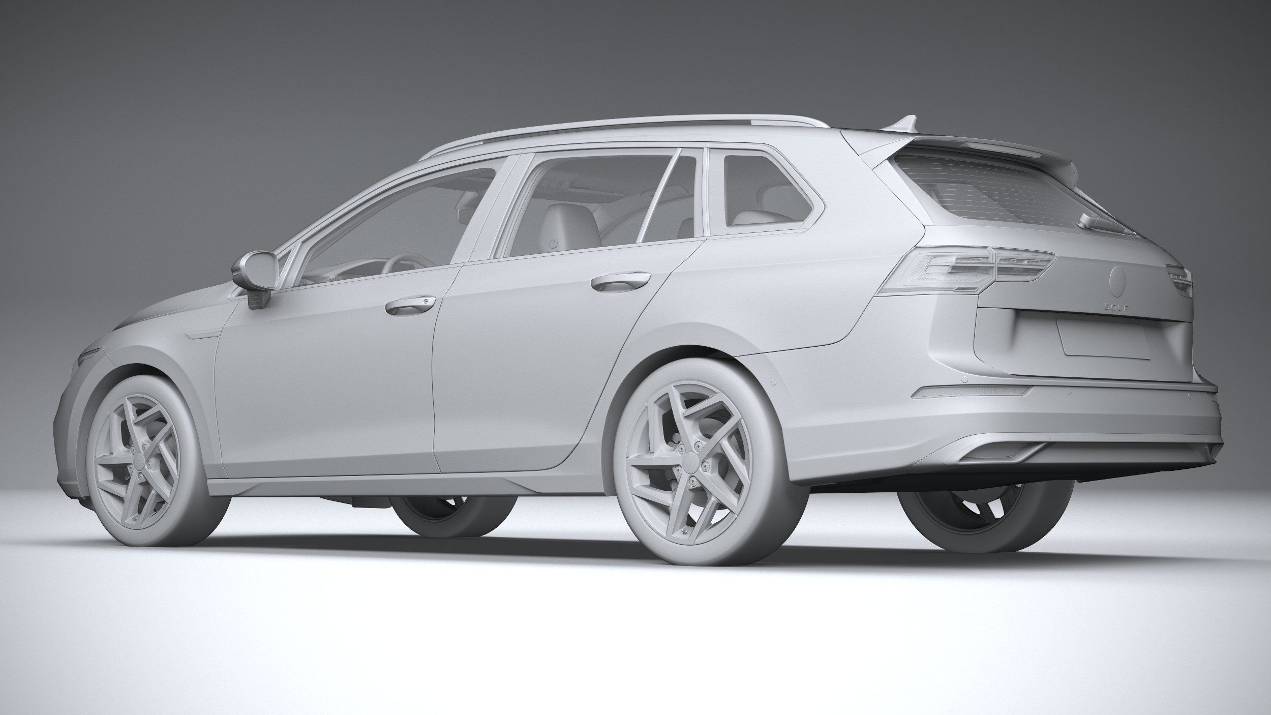 Volkswagen Golf Variant Basic 2021 3D model_21