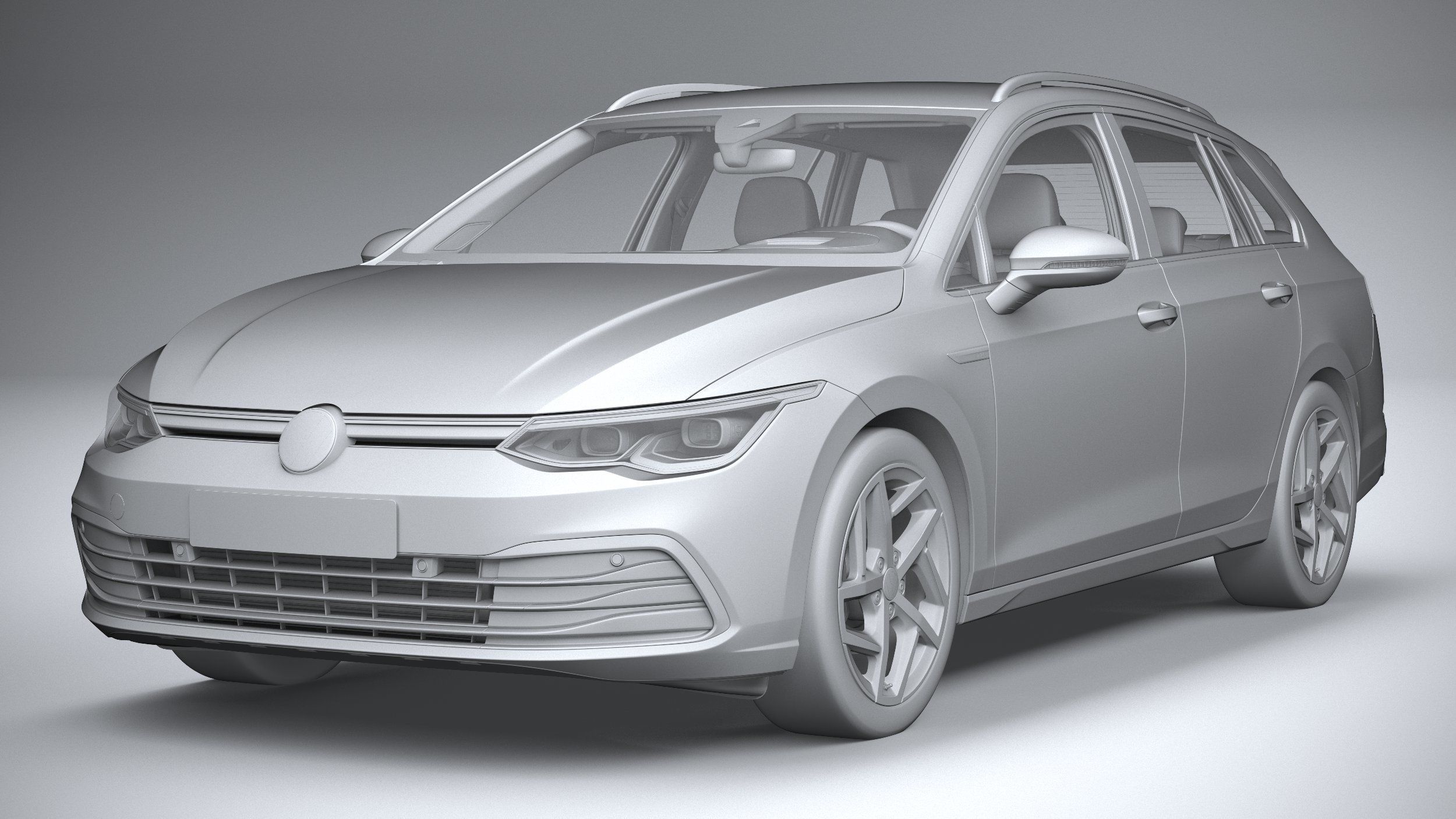 Volkswagen Golf Variant Basic 2021 3D model_20