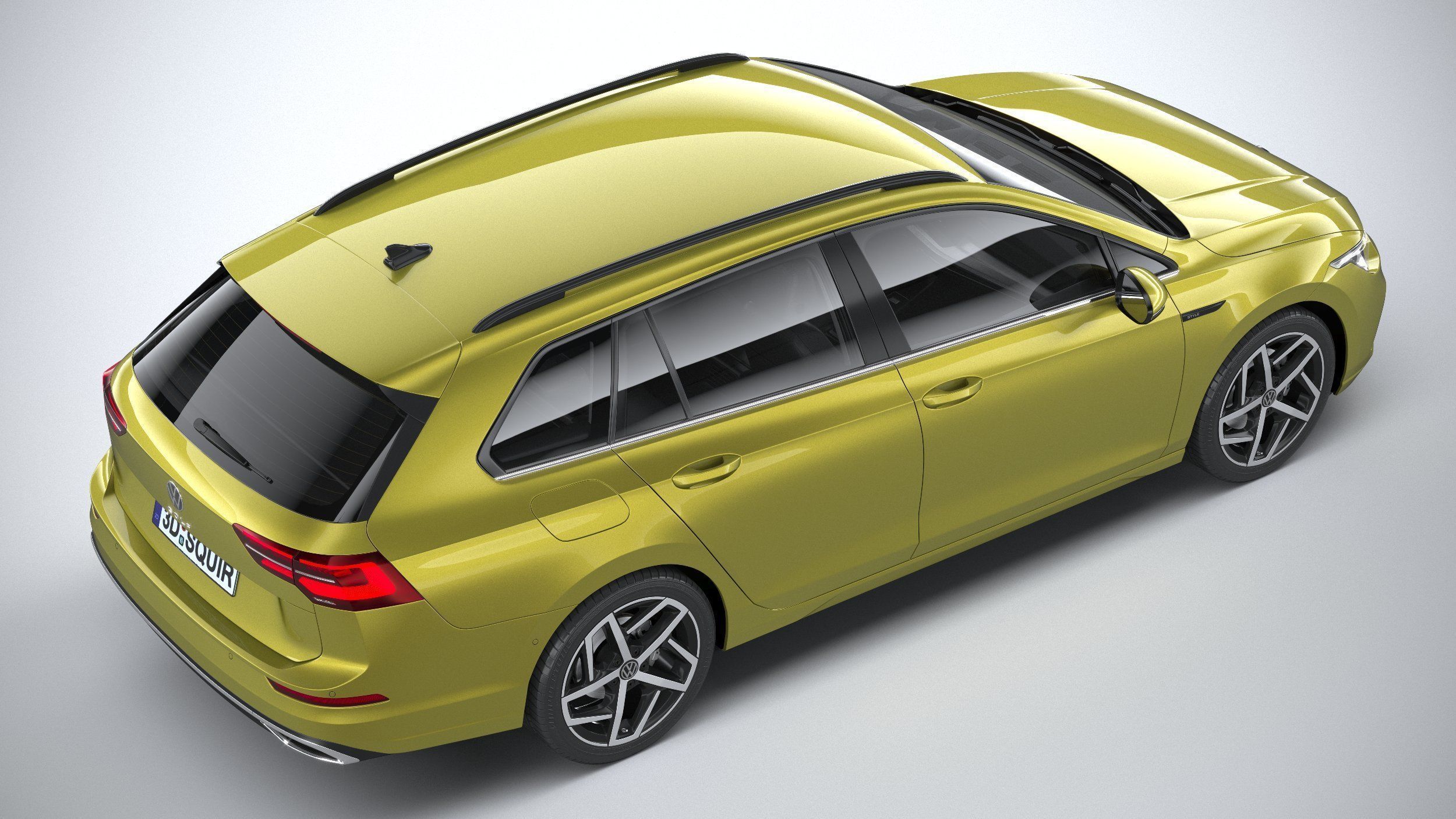 Volkswagen Golf Variant Basic 2021 3D model_10
