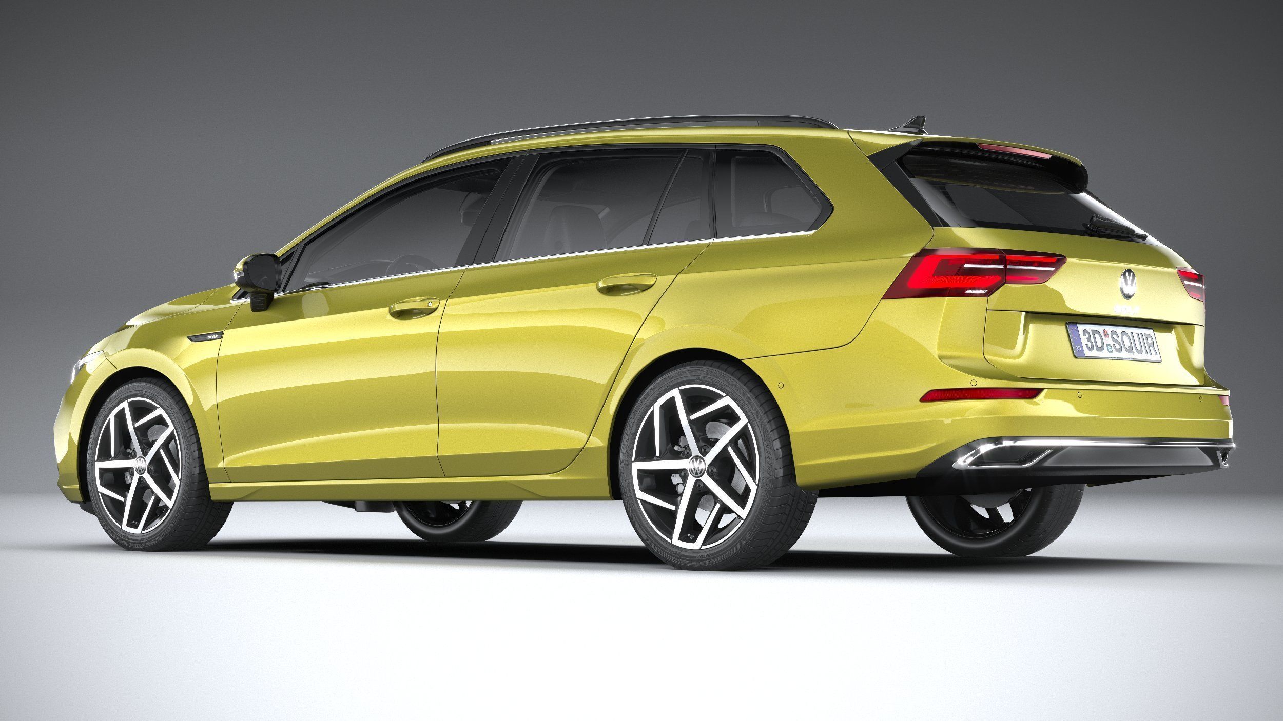 Volkswagen Golf Variant Basic 2021 3D model_5
