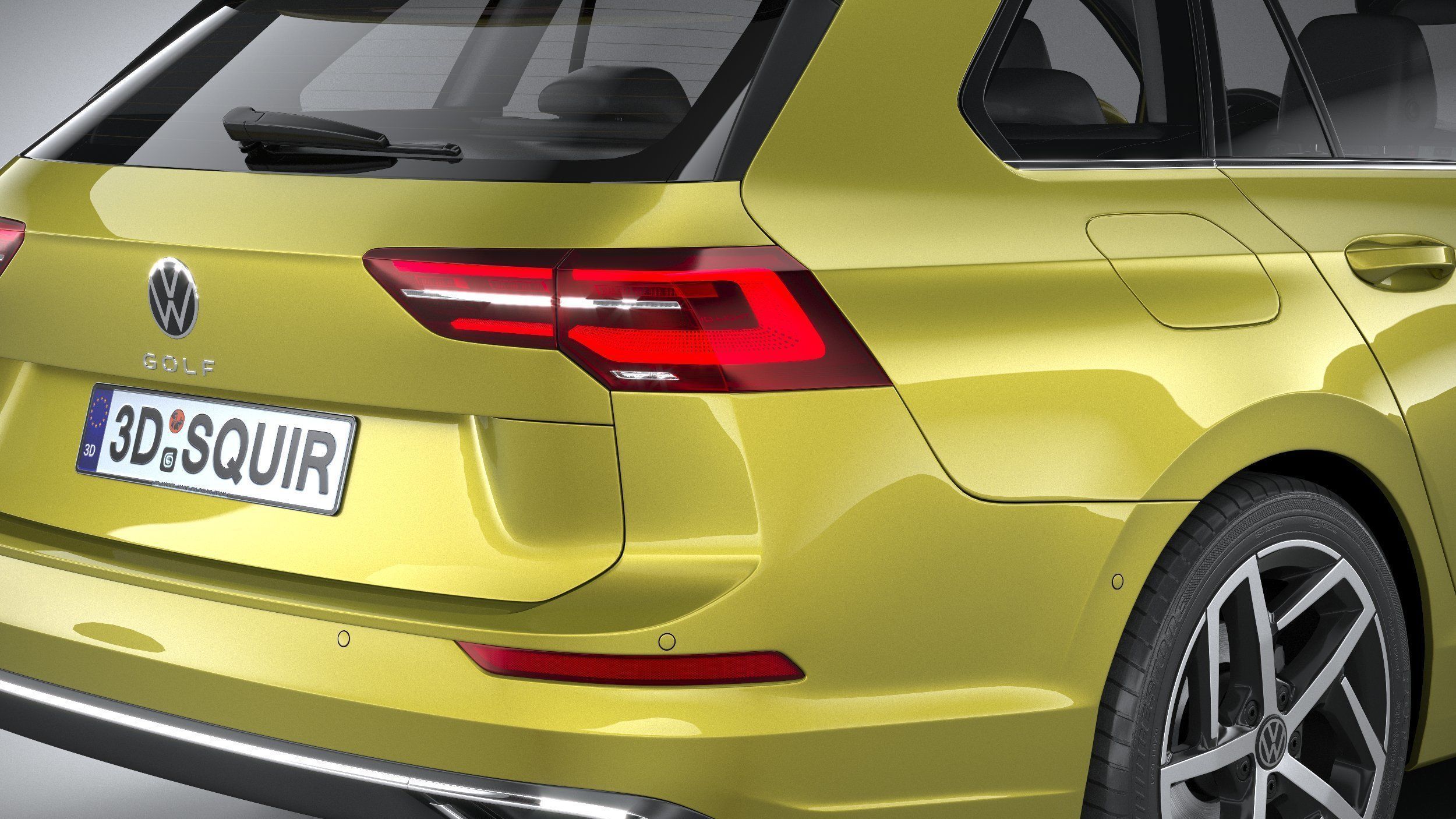 Volkswagen Golf Variant Basic 2021 3D model_18