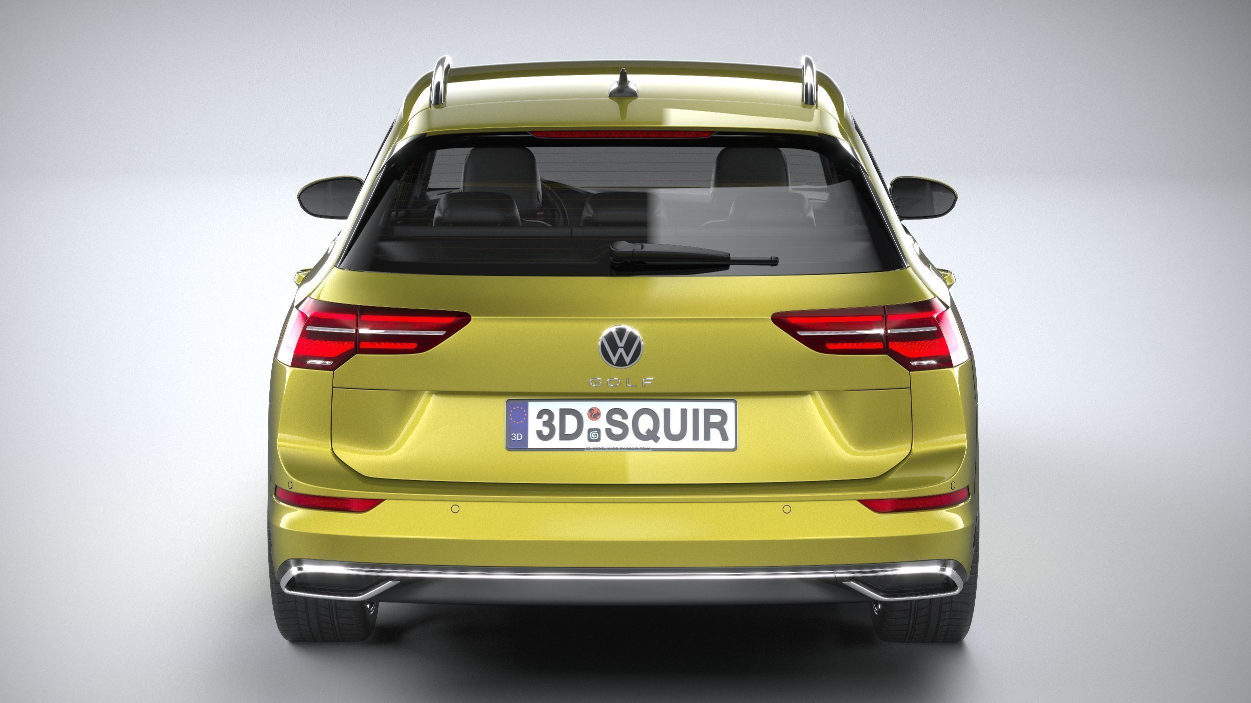 Volkswagen Golf Variant Basic 2021 3D model_4