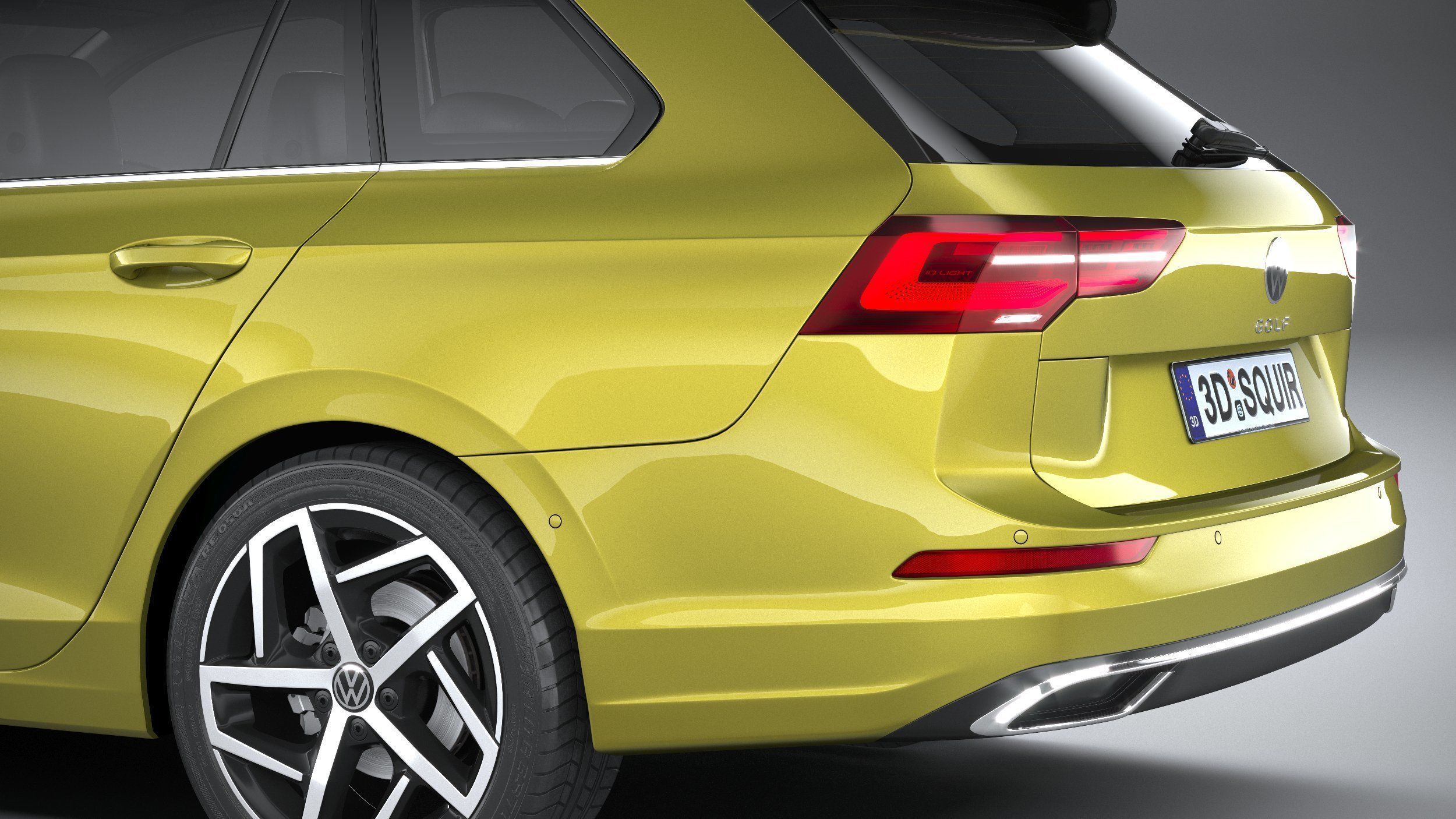 Volkswagen Golf Variant Basic 2021 3D model_6