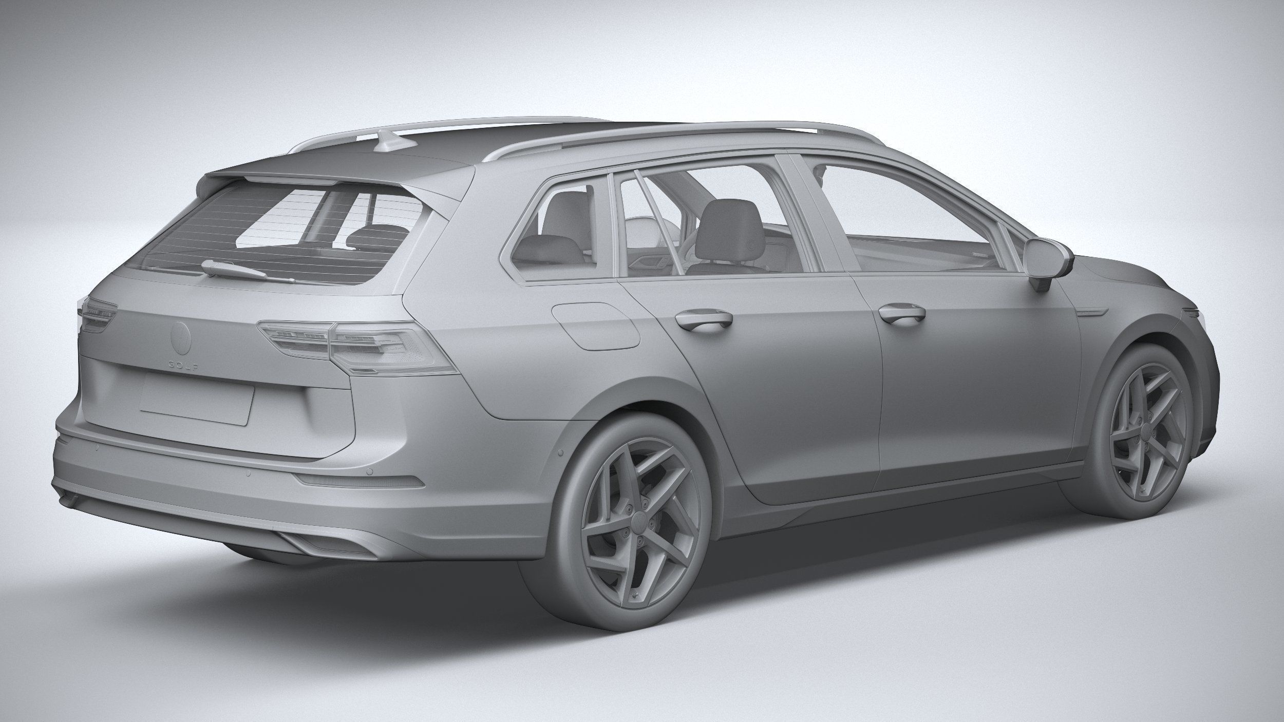 Volkswagen Golf Variant Basic 2021 3D model_25