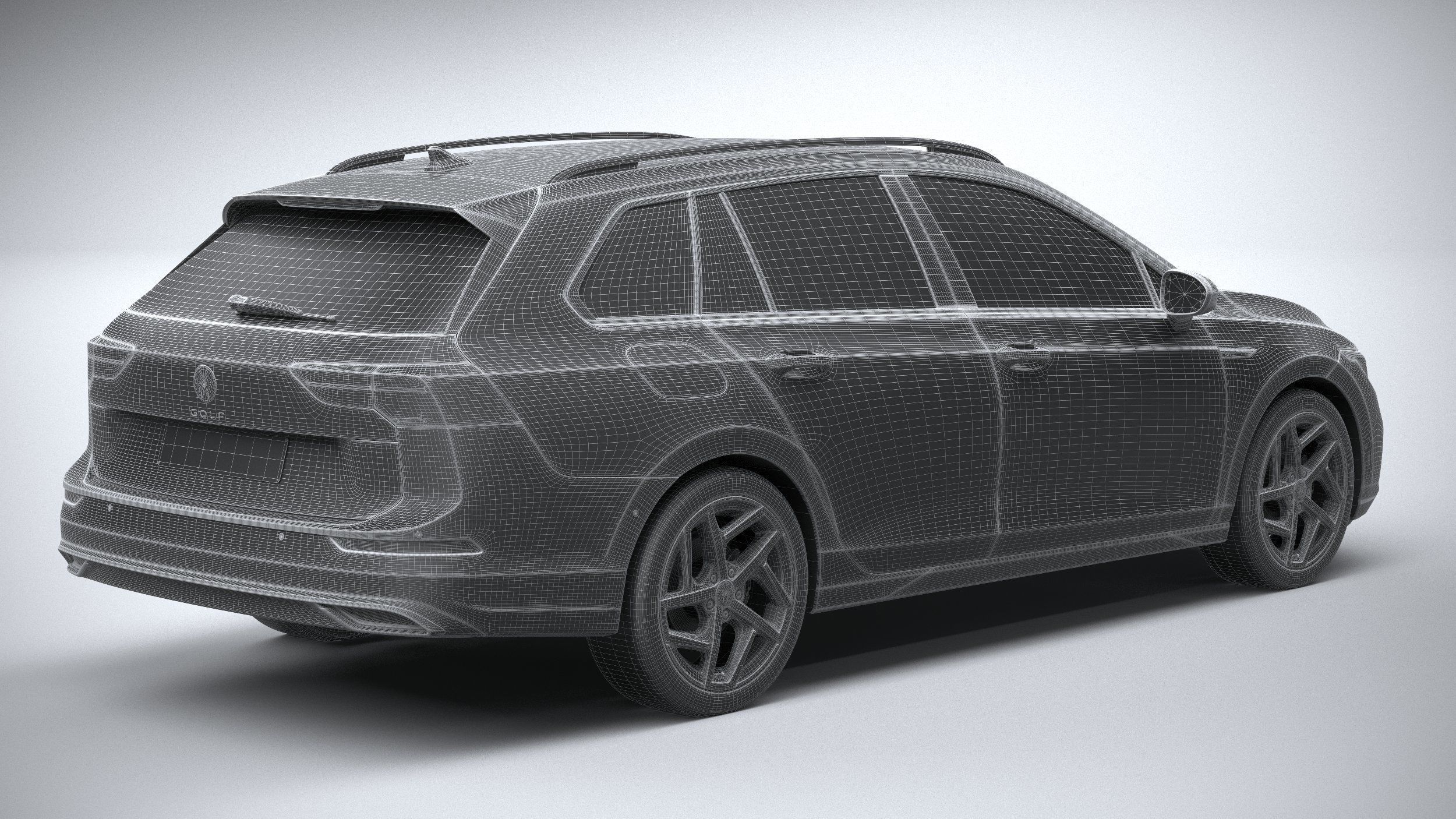 Volkswagen Golf Variant Basic 2021 3D model_31
