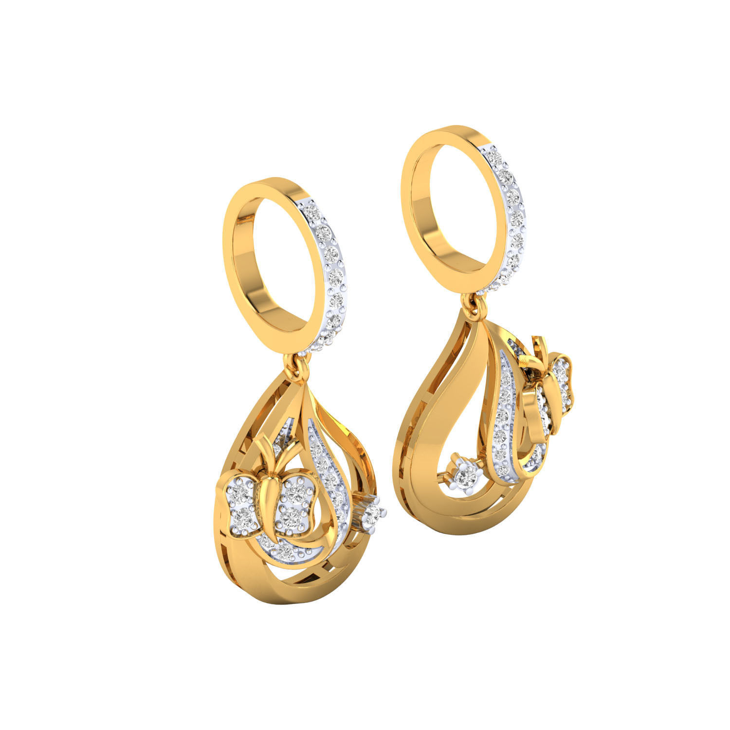 Earrings-1270 ER 3D print model_7