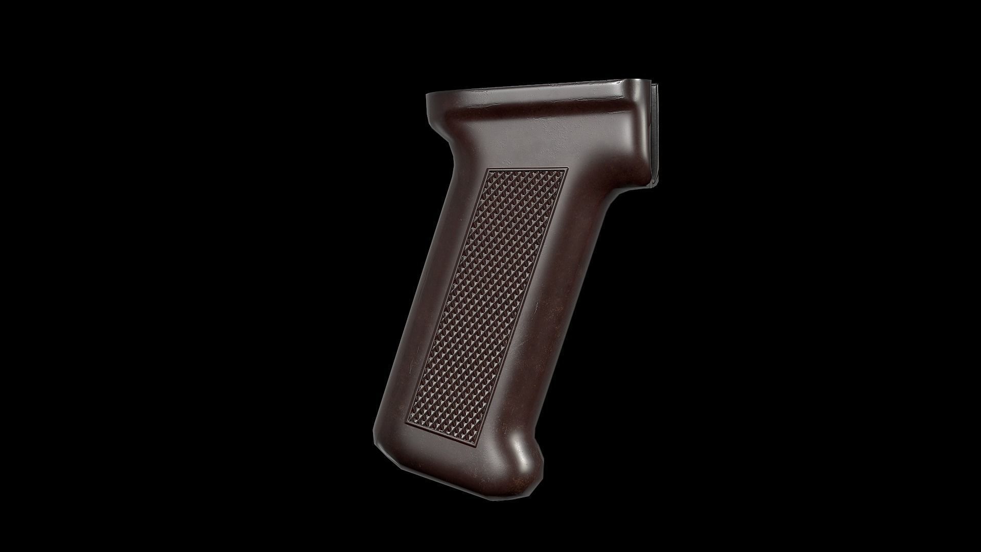 AK - Pistol Grip - AKM STD Low-poly 3D model_4