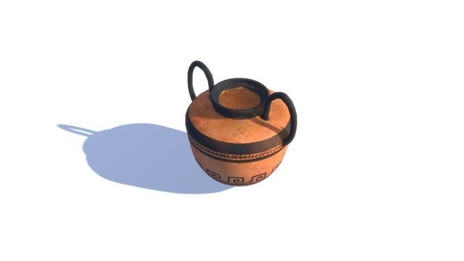 Greek Vase Free low-poly 3D model