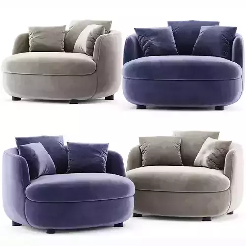 Bart Moooi Armchair 3D model