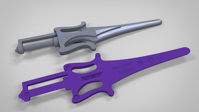 SWORD OF POWER VINTAGE TOYS REAL LIFE SIZE REPLICA 3D print model