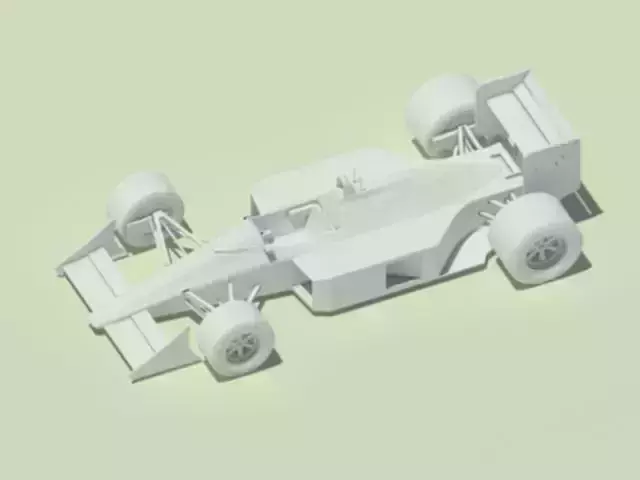 Detailed model of McLaren MP4-4