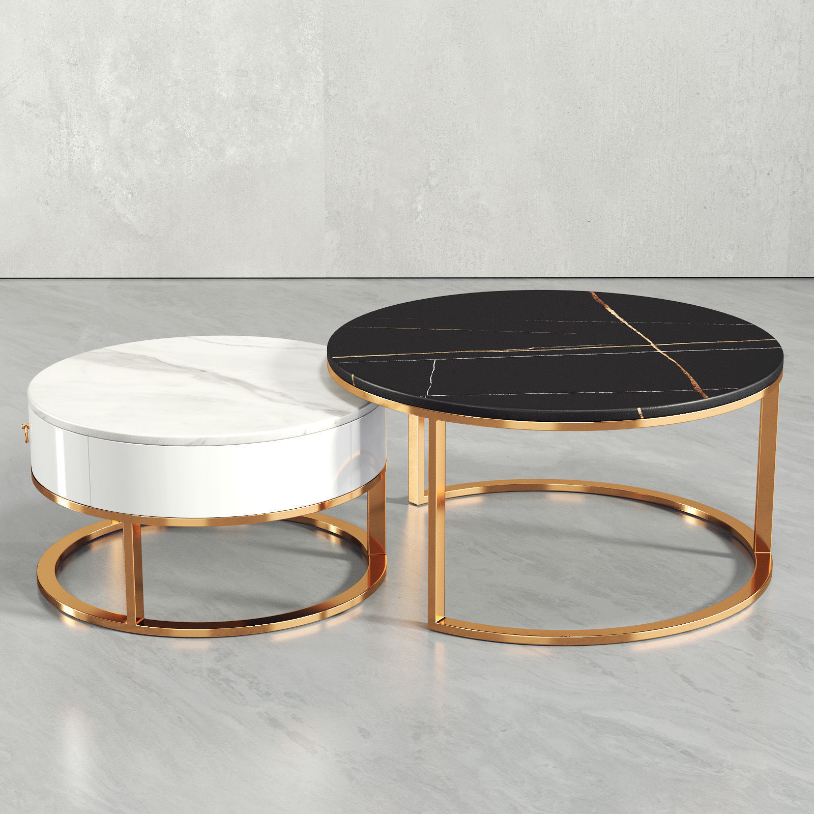 Modular Coffee Table 083 3D model_2