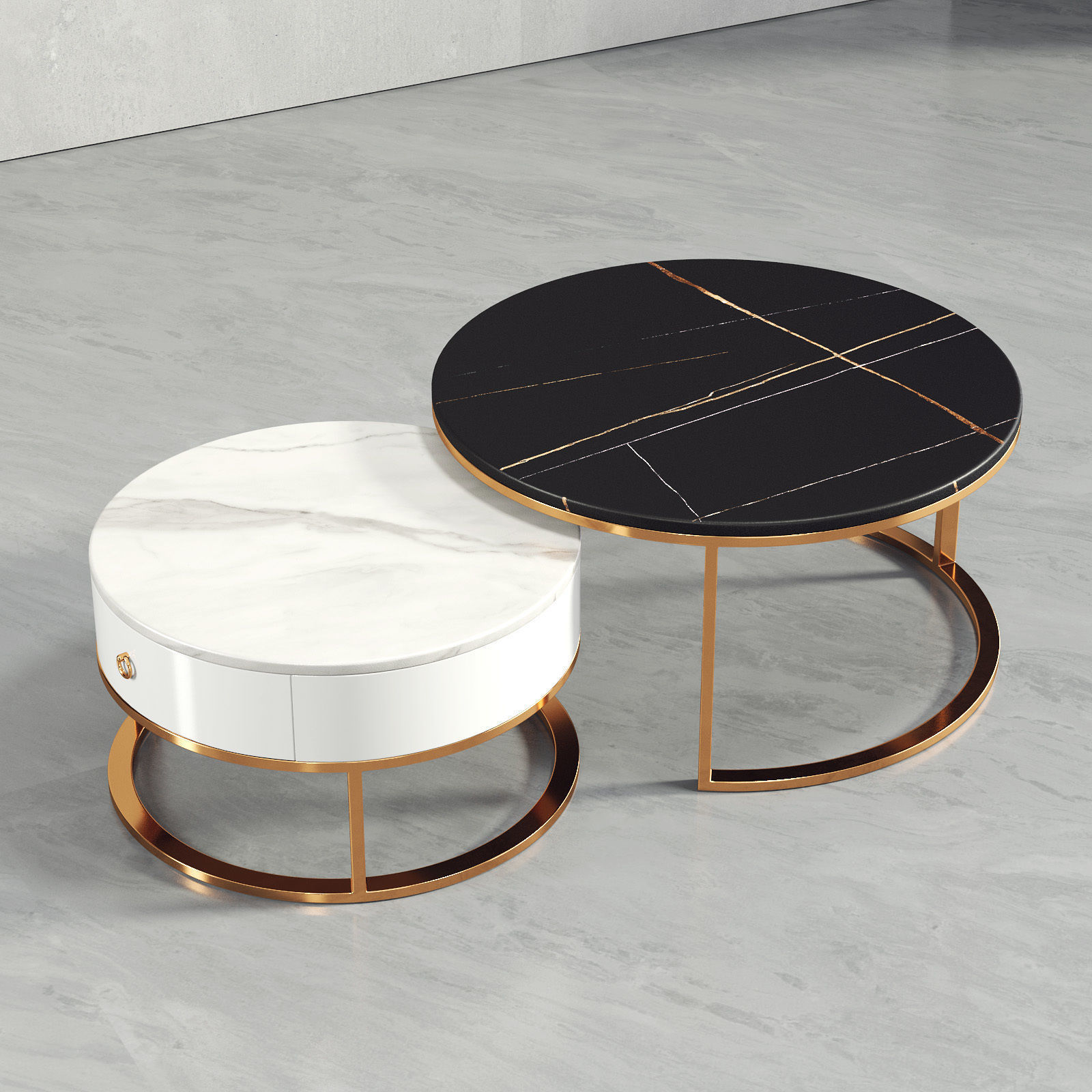 Modular Coffee Table 083 3D model_1