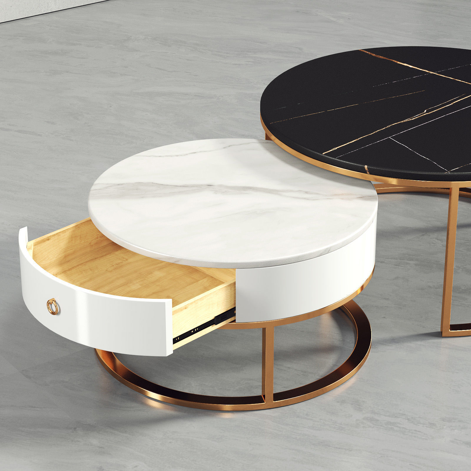 Modular Coffee Table 083 3D model_5