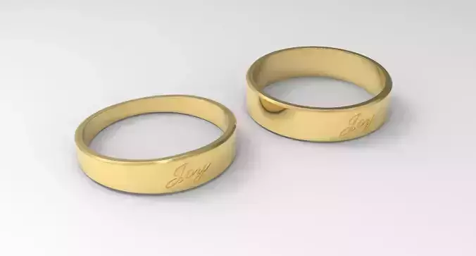 Joy Ring Couple Gold