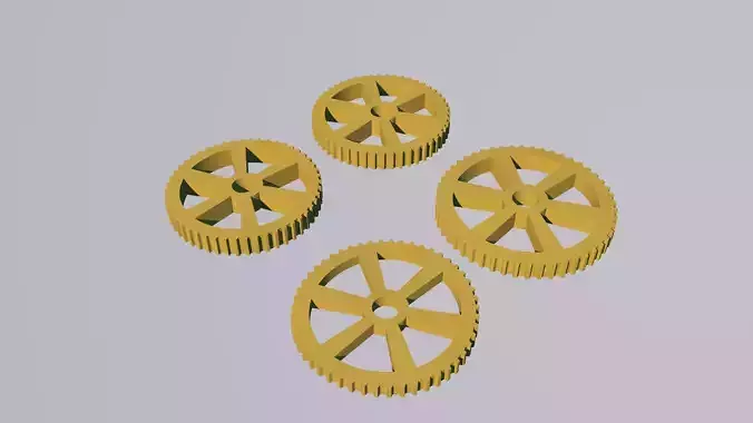 Pasta rotelle or wheel shape