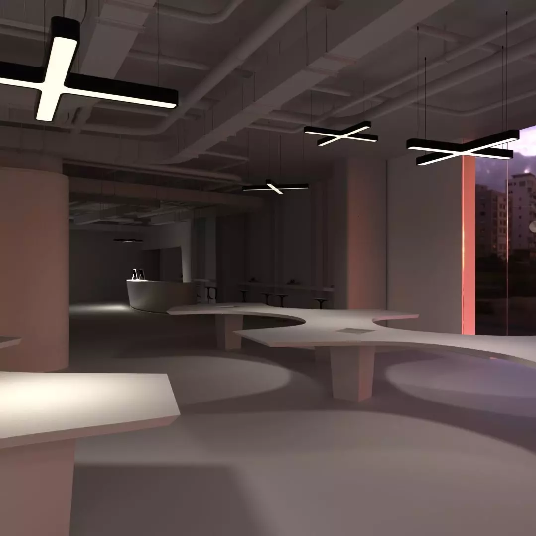 CYGNUS office space in shanghai Free 3D model