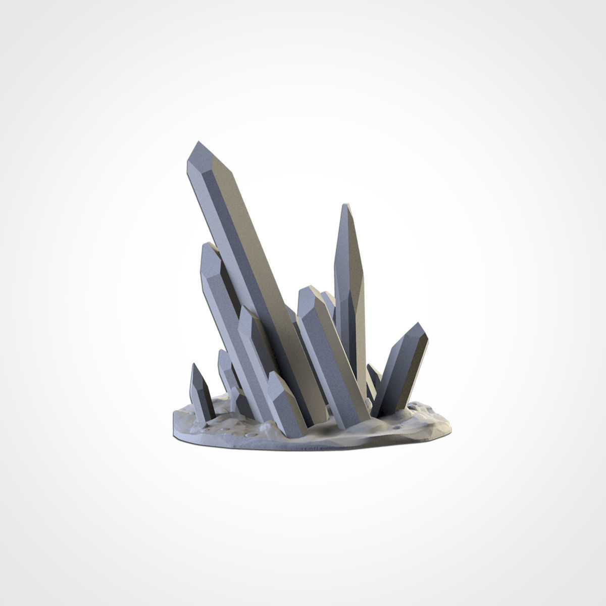 GLASS STONES TERRAIN 3D print model_2