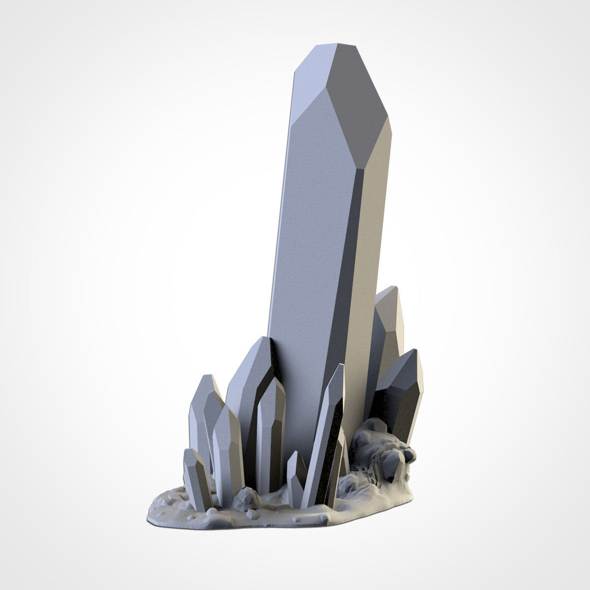 GLASS STONES TERRAIN 3D print model_5