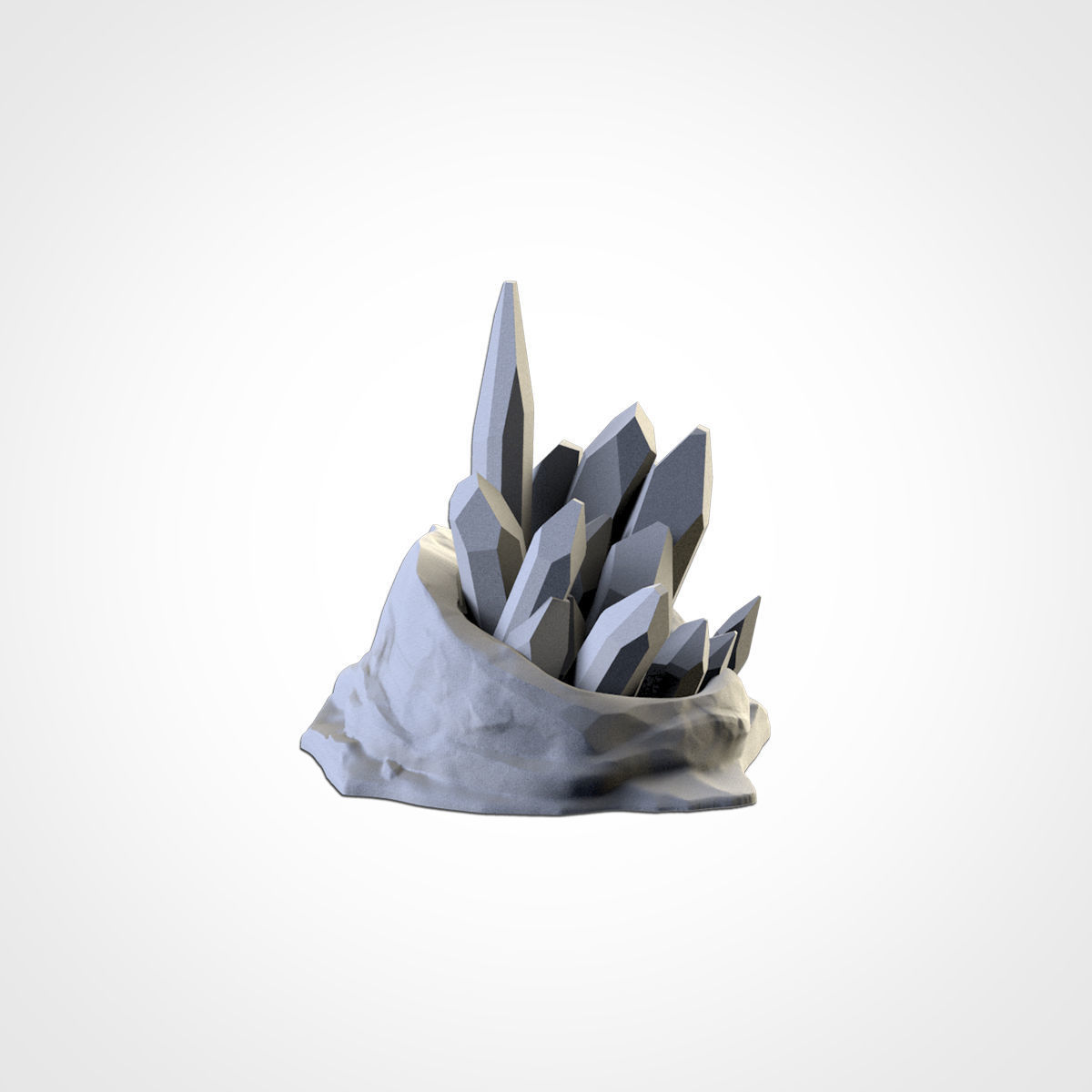 GLASS STONES TERRAIN 3D print model_7