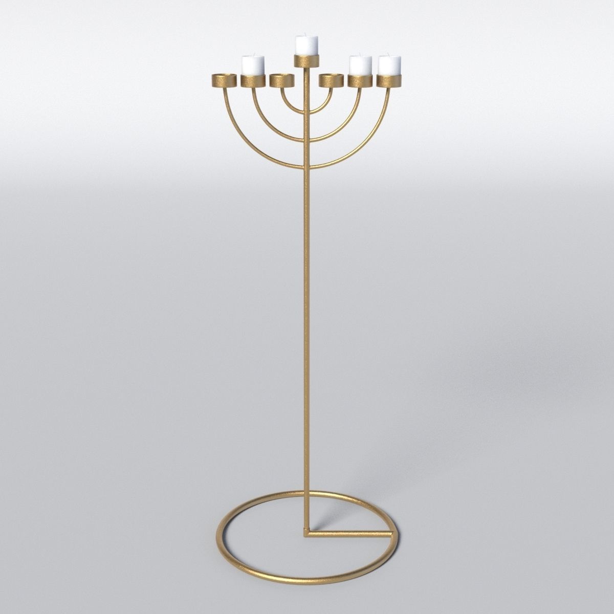 Copper Menorah 7 Candles