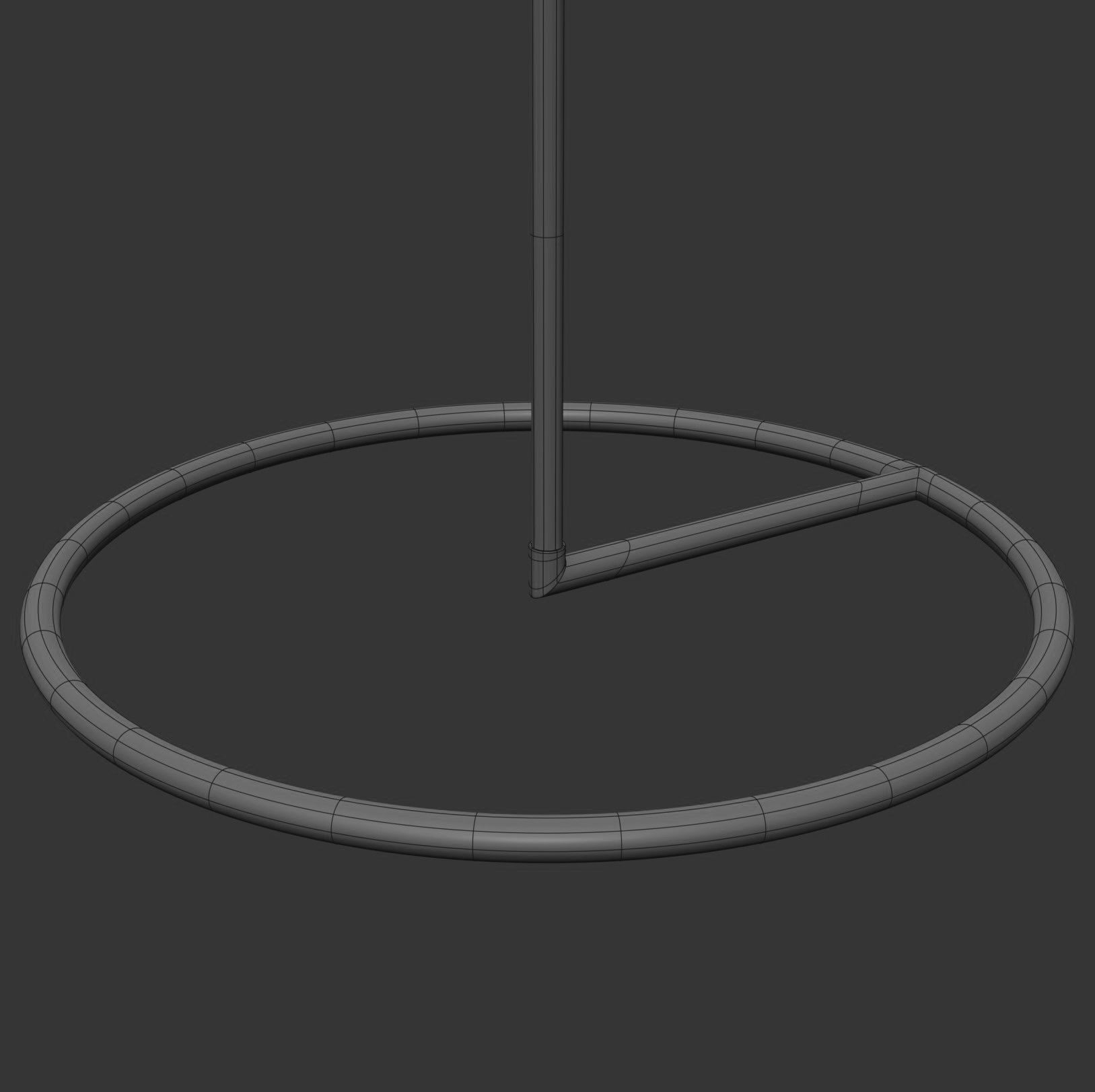 Copper Menorah 5 Candles 3D model_4